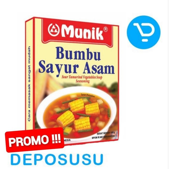 

Stok Baru MUNIK Bumbu Sayur Asem 180g Sour Tamarind Vegetables soup