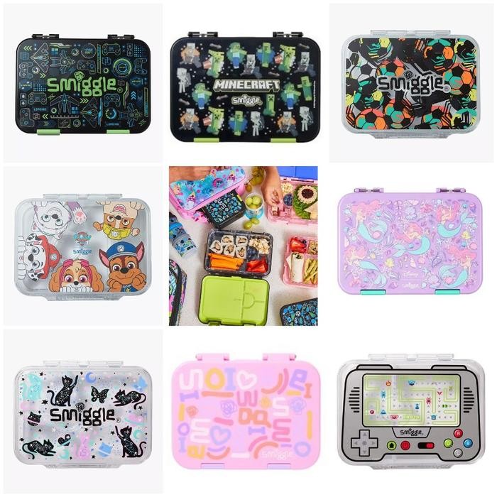 

Smiggle Kotak makan Anak Minecraft/Bento box Smiggle/ Ori/kado