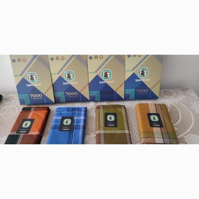 sarung gajah duduk 7000 benang premium class original