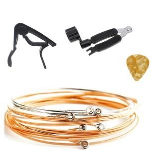 

Paket aksesoris Gitar Capo / Pick gitar / Senar unpacking + Pemotong