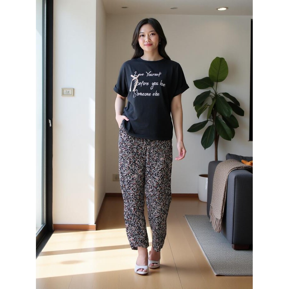 FOREVER SWEET Alamanda One Set Kulot Maxi Rayon Series Cantik Fit