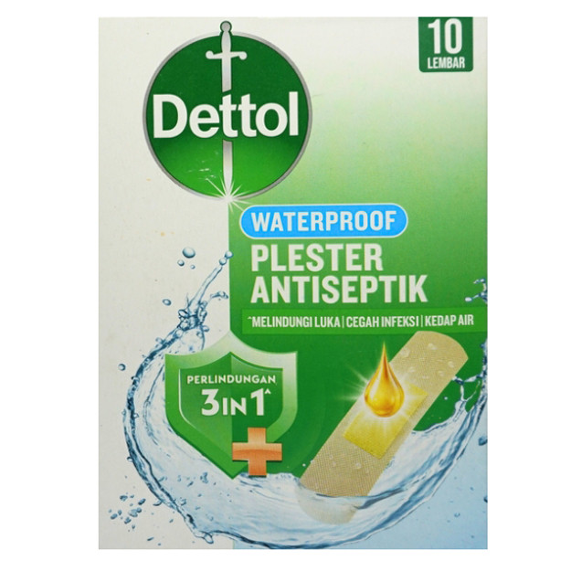 

S31855 DETTOL ANTISEPTIK WATERPROOF PLASTER 10 LEMBAR MAJU BERSAMA (20250913)
