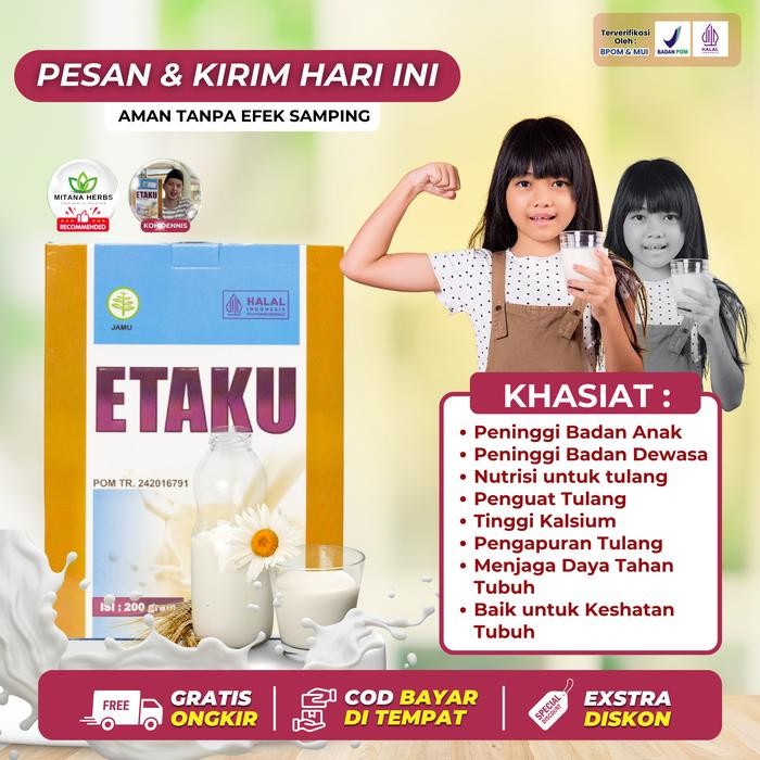 

Pilihan- Susu Peninggi Badan Untuk Anak Remaja Dewasa Susu Kambing Etaku Etawa Goat Milk Murni
