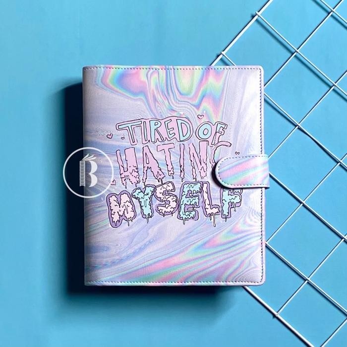 

Bindermu Ready Binder Printing Motif Quotes Holographic 20Ring 26Ring