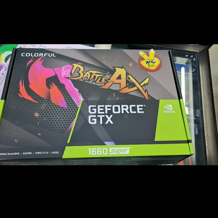 VGA COLORFUL GTX1660 SUPER GTX 1660 NB 6G-V ORIGINAL QUALITY