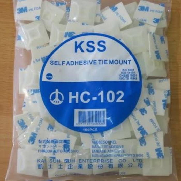 

Kss Tie Mount Hc-101/Hc-102/Hc-103 Self Adhesive Tie Mount Perekat 3M