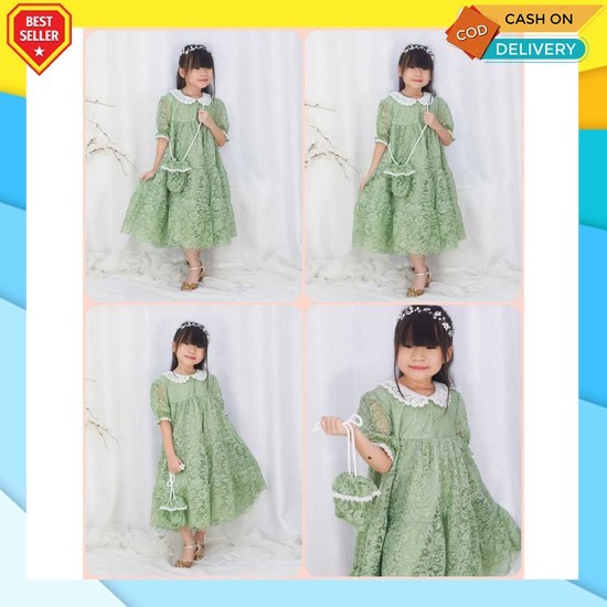 Dress Anak Perempuan 3 4 Tahun 2 Umur 1 Lucu 6 7 Cewek 5 9 12 Thn 8 Dres Ulangtahun Bayi 0 Bulan 10 