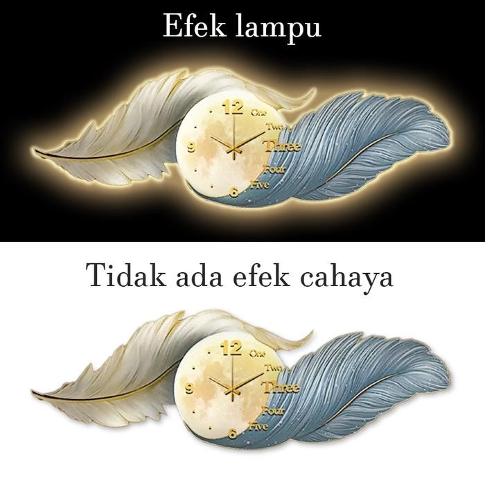 Murah Lampu Jam Dinding Minimalis Angsa Gaya Mewah Lampu Dinding Ruang Tamu Kamar Tidur Terlariss 