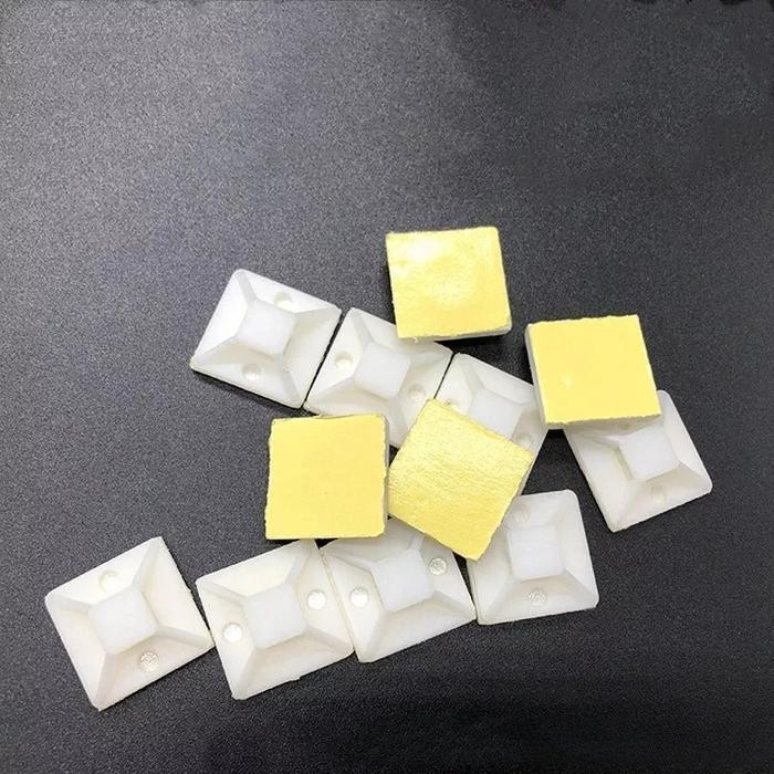 

Tie Mount 40X40 Mm Pengikat Pengait Kabel Timon Premium