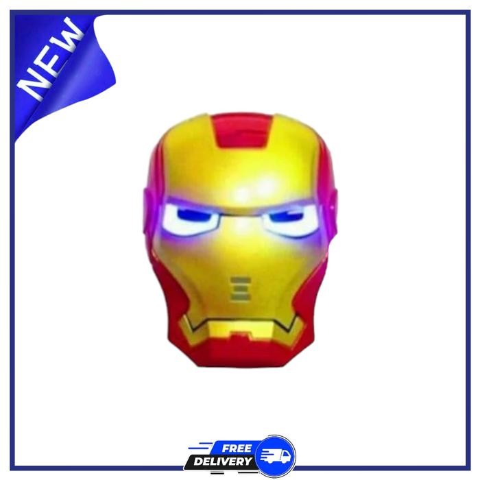 ORIGINAL mainan topeng anak iron man - topeng Avengers iron man READY STOCK