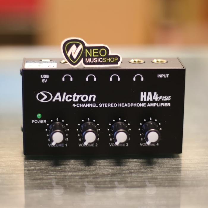 Alctron Ha4 Plus - 4-Channel Headphone Amplifier