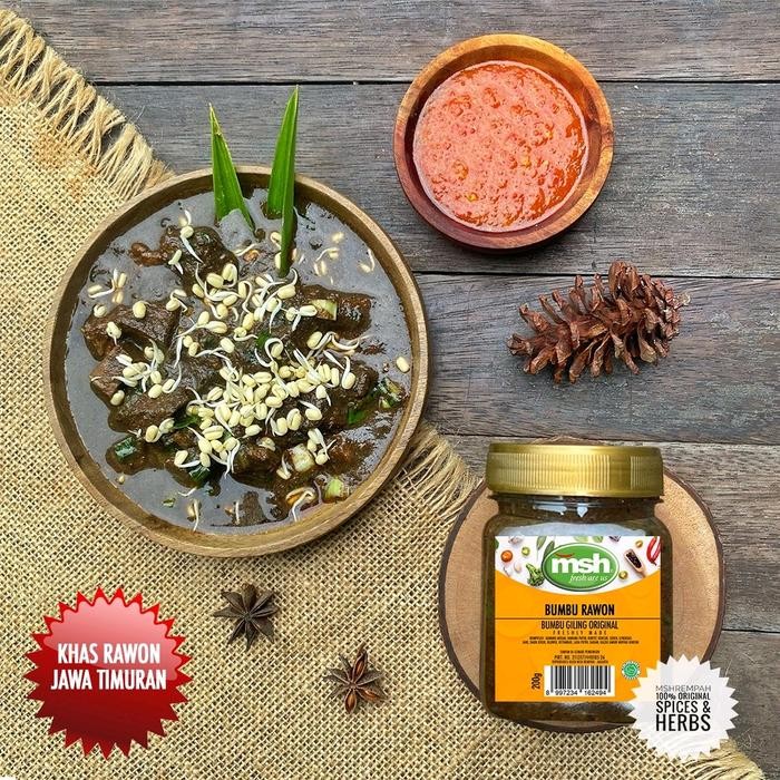 

Stok Baru MSH Bumbu Rawon 200gr