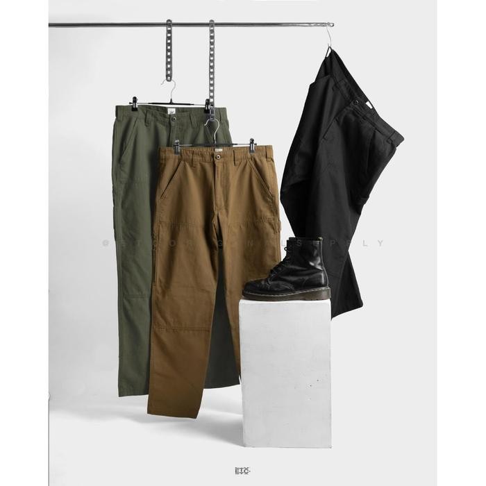Erigo Collection - Celana Panjang Cargo Pria - Mens Utility Cargo Carpenter Pants