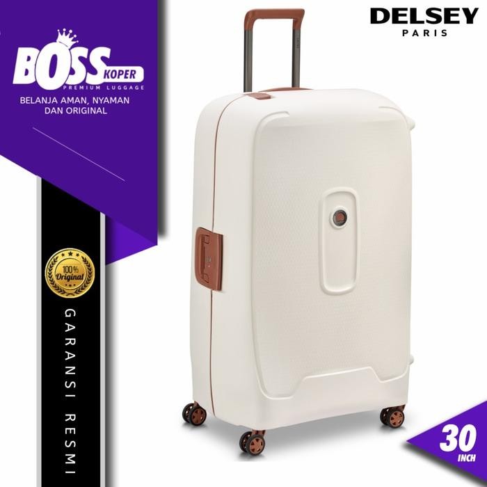 Koper 30 Inch Large/Besar Delsey Hardcase Frame Non Zipper Tsa Lock