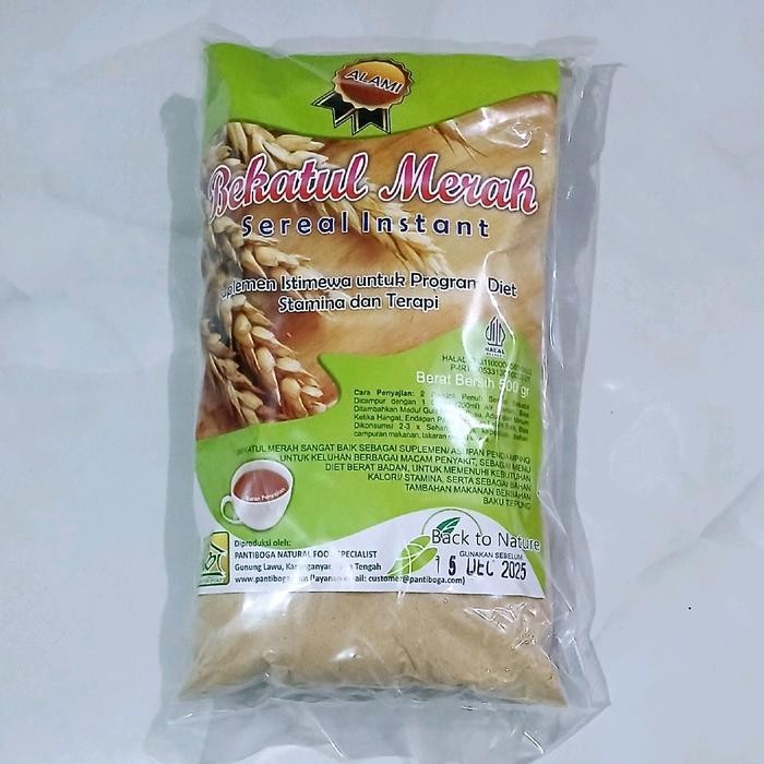 Pilihan- Sereal Instan - Bekatul Beras Merah - Bekatul Merah Original Pantiboga- Memenuhi