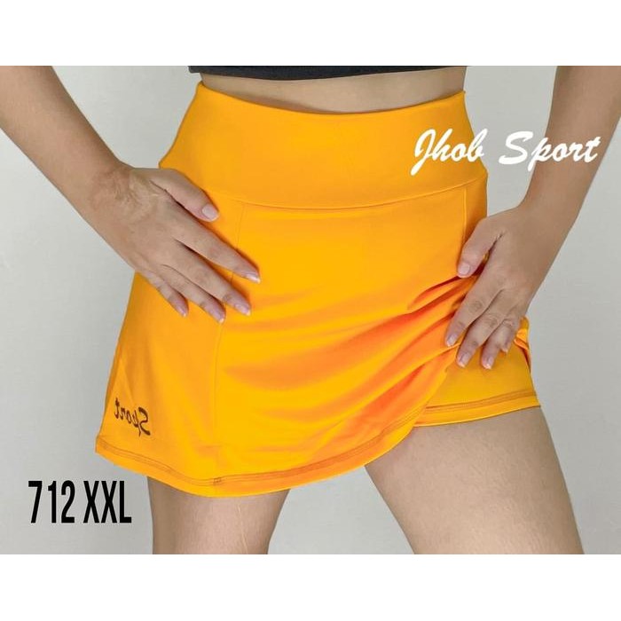 setia Rok Olahraga Wanita JUMBO /Rok Mini Tenis Gym Senam Yoga Aerobic Zumba/Rok Mini Tennis
