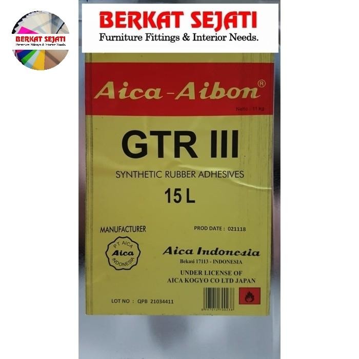 Ready Lem Spray GTR III 3 Aica Aibon 15L / 11KG Lem Kuning Spray Hpl Fox 168
