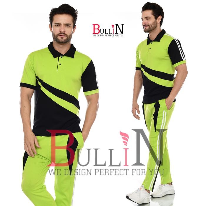 setia BULLIN Setelan Pendek Cowok Risyad Standar dan Jumbo / Setelan Senam/Running Risyad Cowok