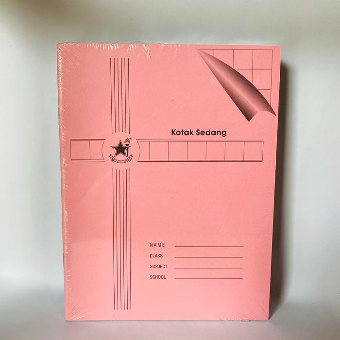 

BUKU TULIS KOTAK SEDANG / 1 PACK ISI 10 BUKU