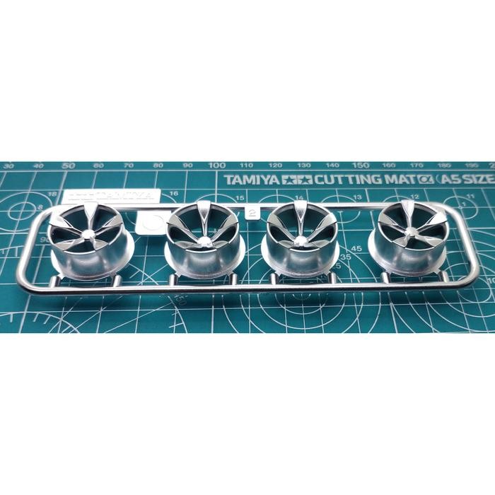 Pilihan- Tamiya Velg 5 Spoke Medium Diameter Matte Plated Original