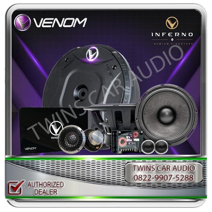Ready VENOM Paket Audio Mobil Inferno Pro 3 Way Bass Pro dengan Prosesor Pandora VPR 4.6mkIIIHD &