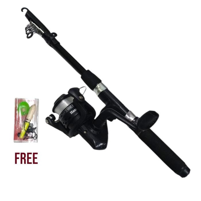 Sougayilang Fishing - Set Pancing Kolam Joran Katana 150 - 210 Cm Terbaru Reel 6 Bearing Free Senar