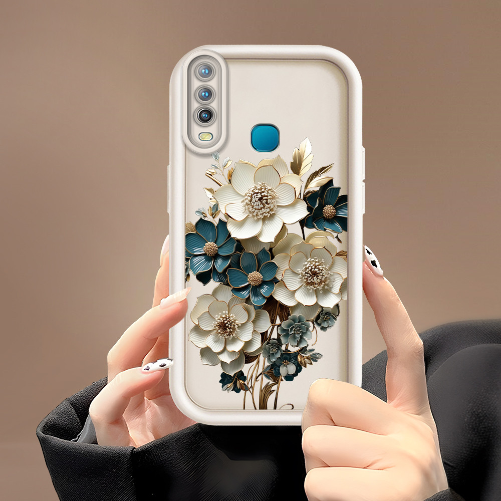 Casing Hp Untuk VIVO Y12 Y15 Y17 1902 Phone Case Softcase Soft Cassing Mode Bunga 2289 TY