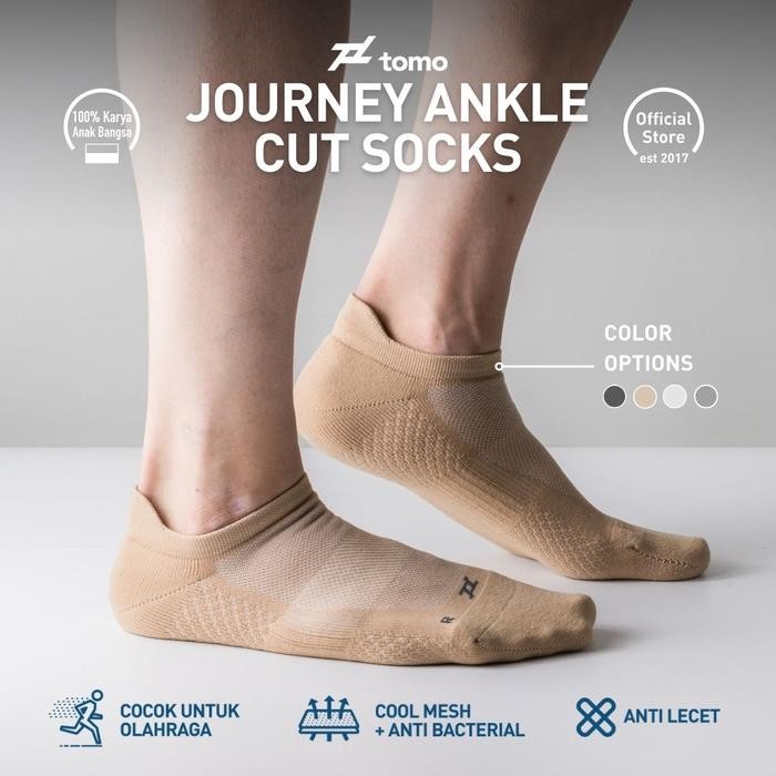 Tomo Journey sports ankle socks - Sand terlaris