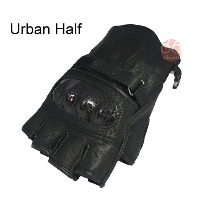 URBANHALF sarung tangan motor kulit asli garut gloves touring racing terlaris