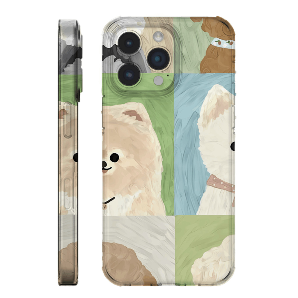 Hardcase Motif Anjing Lucu Imut Gemes Iphone 16 pro Iphone 12 Mini Iphone 12 Iphone 14 Iphone Xr Iph