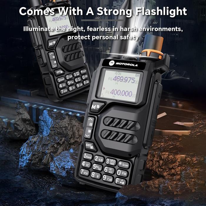 HT MOTOROLA X8 10W SAMBUNGAN JARAK JAUH RADIO PORTABEL 10KM