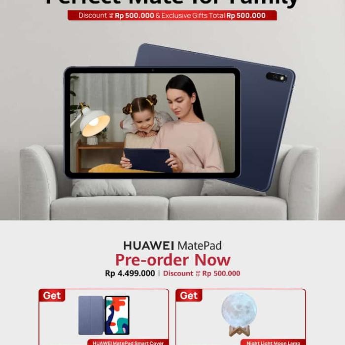 HVHP  Huawei Matepad 10.4 R 2022 Free Keyboard Garansi Resmi