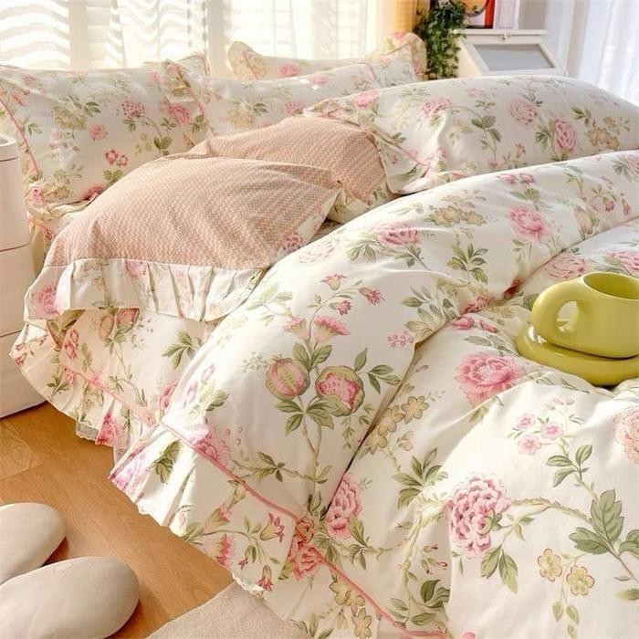 5ihu Sheraa.Id Sprei Aesthetic Ala Pinterest Vintage / Seprai Bunga Aesthetic Motif Mewah