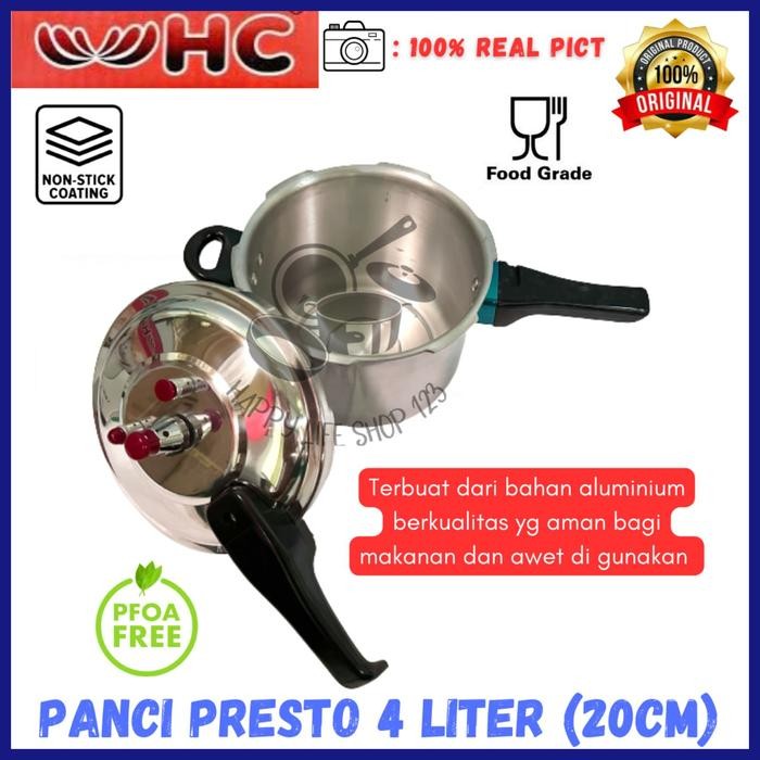 PRESTO 4 LITER HC/PANCI PRESTO 4 LITER HC / PRESTO ALUMINIUM HC 4 LITER