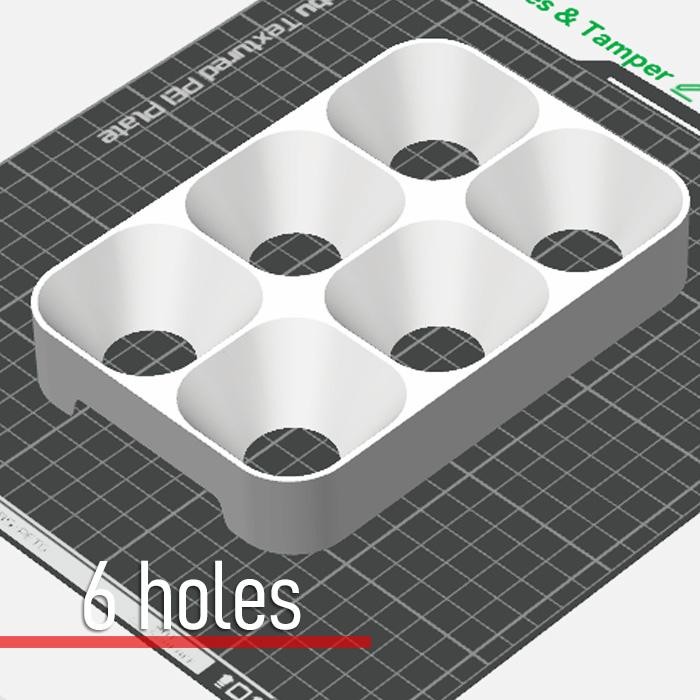 NESPRESSO 6 CAPSULE FILLER STATION POD ESSENZA NESCAFE MINI REFILL STAND COFFEE CUP DUDUKAN BOX KOPI