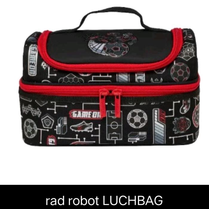 TERLARIS smiggle Rad Robot Lunch Bag/ Tas Bekal anak bola/ kado READY STOCK