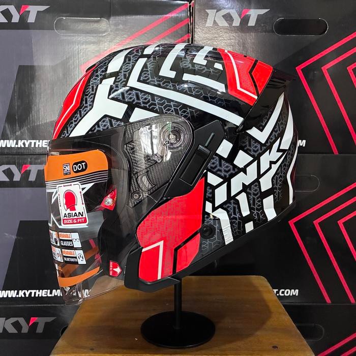 Helm Half Face INK TERRA-2 Graphic #2 Corak Original