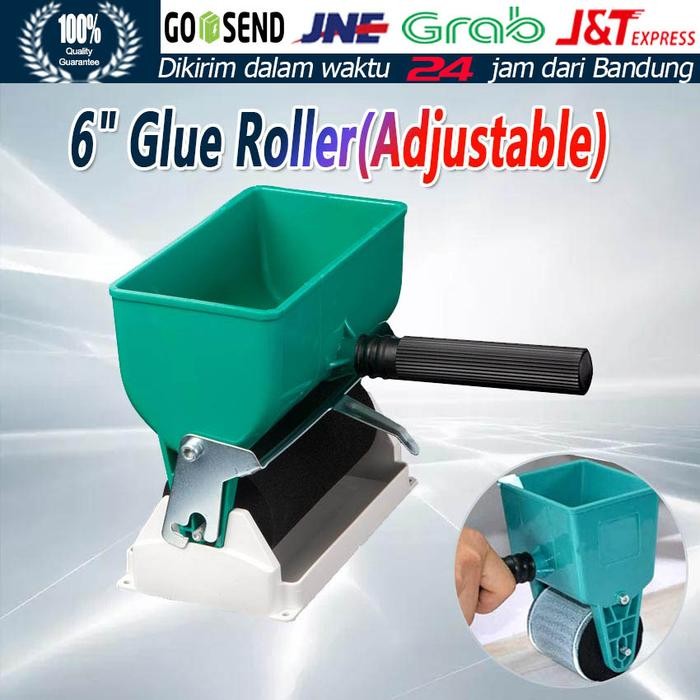 j7bc- 6 Inch Alat Perata Lem Manual/Roller Glue Applicator Tools 6"