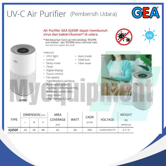 UV-C AIR PURIFIER GEA KJ350F