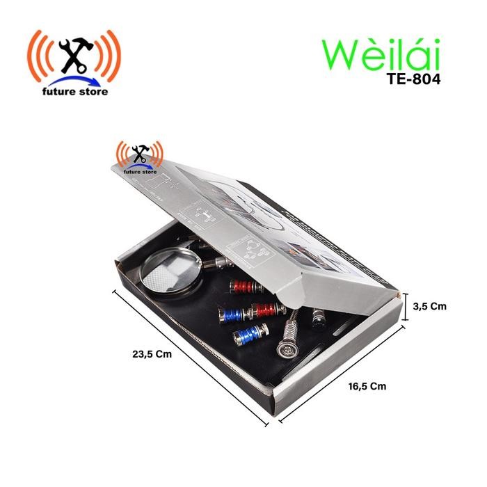 omar- Weilai Wl-804 Penjepit Pcb Holder + Kaca Pembesar /Jepitan Magnet Ori