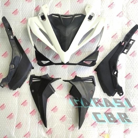 Paket Cover Body Depan Cbr 150R - Cover Tameng - Cowl Upper Set Cbr 150R K45G - Cover Body Depan Cbr