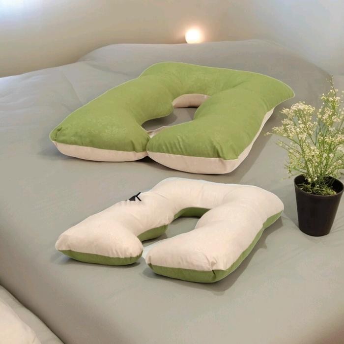 Bantal Hamil 2 Lapis SALE 50% Full Silikon Bantal Plus Sarung Ibu