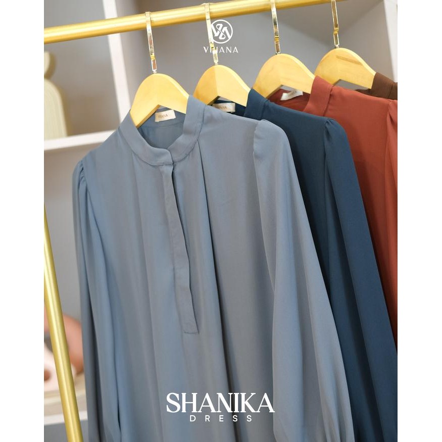 080j- Shanika Dress 02 By Vhiana / Gamis Casual Premium