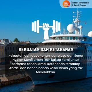 Senar Cap Ikan Kakap Ukuran 3000 (120) per Roll /Tali Senar Pancing / Senar Layangan Umpan