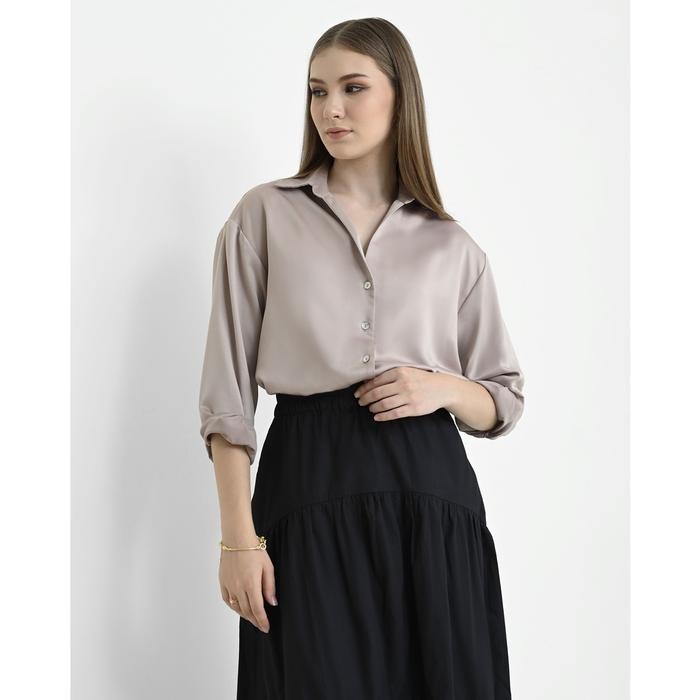 lplw- Geulis.Id Noelle Shirt / Blouse Wanita / Atasan Wanita (4 Warna)