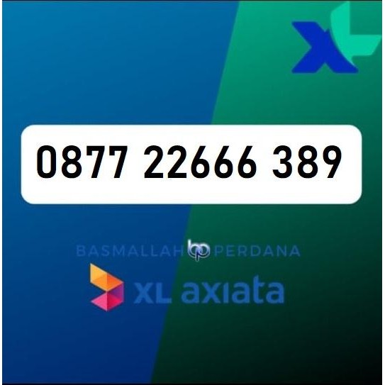 Nomor Cantik XB77 22666 389 Perdana XL 4G 5G YOP925