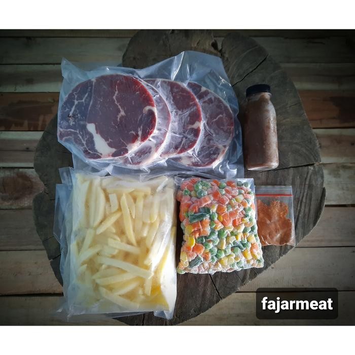SerbaDaging- Paket Daging Steak/Paket Daging Bbq/Ribeye Steak 500Gr