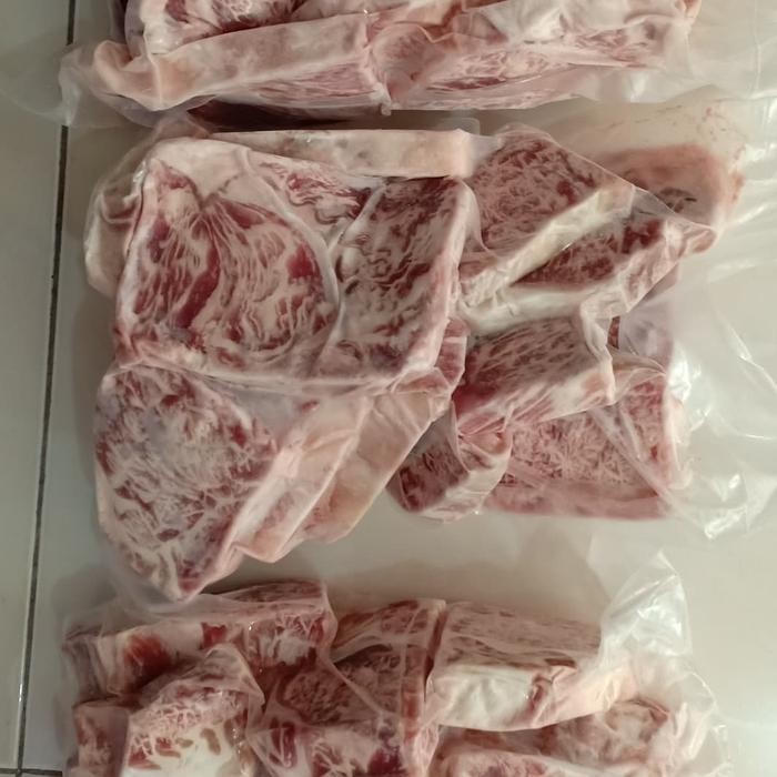 SerbaDaging- Wagyu Mess Meltique Batik Sirloin Lemak 1Kg Daging Sapi Beef Bandung