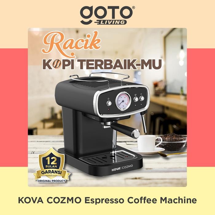 Kova [COD] Cozmo Mesin Pembuat Kopi Espreso Coffee Maker Espresso Machine