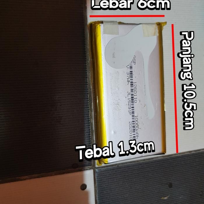 Original batrei polymer 10000mah real Tepercaya